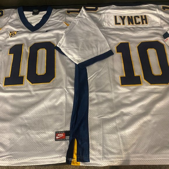 Nike Retro CALIFORNIA CAL BEARS MARSHAWN LYNCH JERSEY Sz M,L,XL,XXL Seahawks - Picture 7 of 7